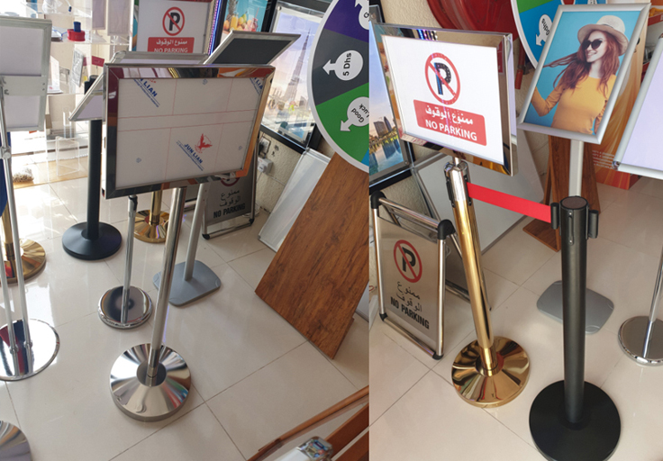 exhibition broochure display stand